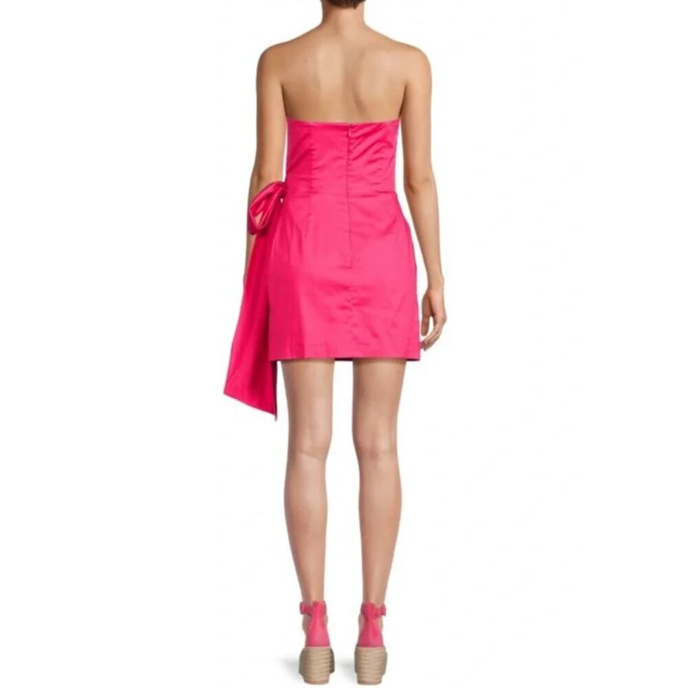 French Connection FLORIDA SUMMER Strapless Bow Front Mini Dress Pink 10 NWT $158 - Picture 6 of 7